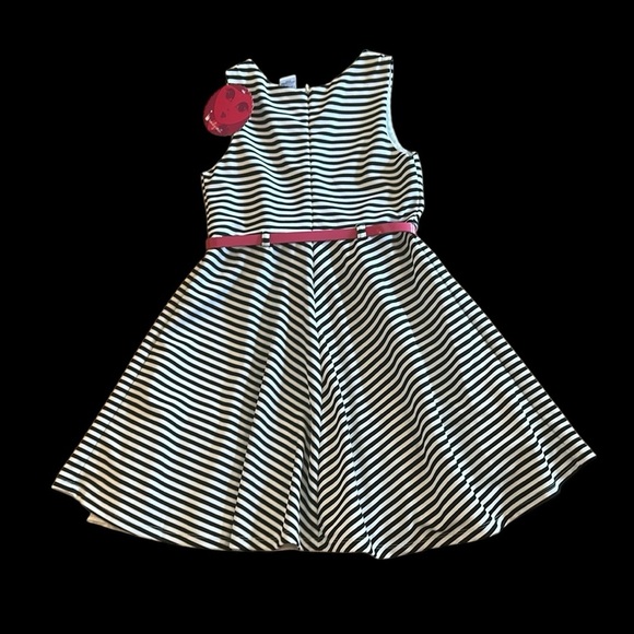 Emily West Black and White Fit and Flare Dress - Picture 5 of 8